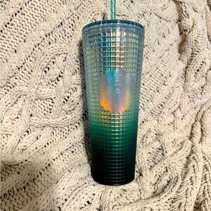NWT - Green Ombré Jeweled Starbucks Cup